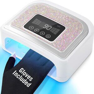 Aedavey Professional UV Nail Lamp Gel Nails LED Light Cordless Rechargeable 120W